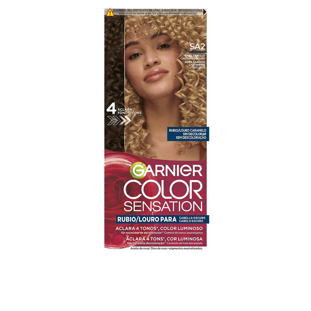 Color Sensation - Color Sensation Luminous Blonde Dye Without Fading For Dark Hair #Louro Caramel by Garnier