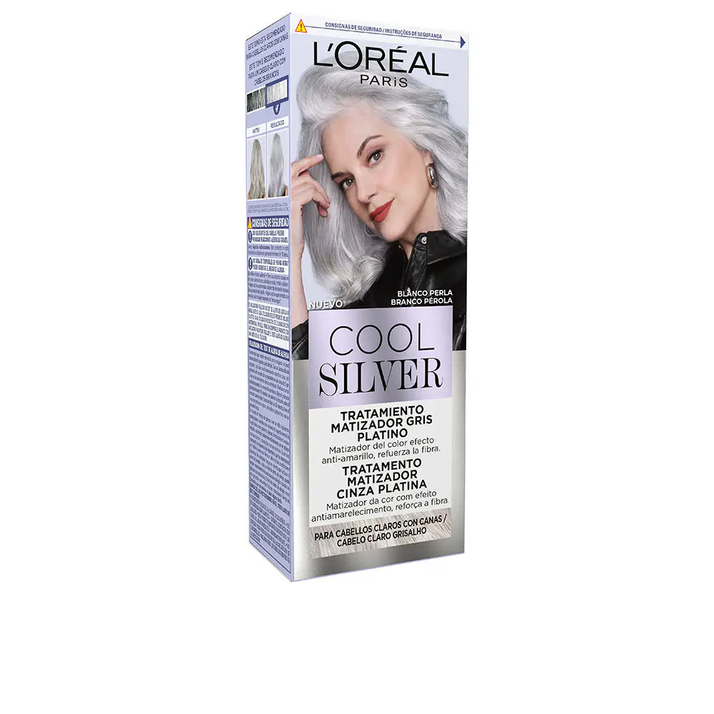 Cool Silver - Cool Silver Platinum Gray Toning Treatment #Pearl White by L'Oréal Paris